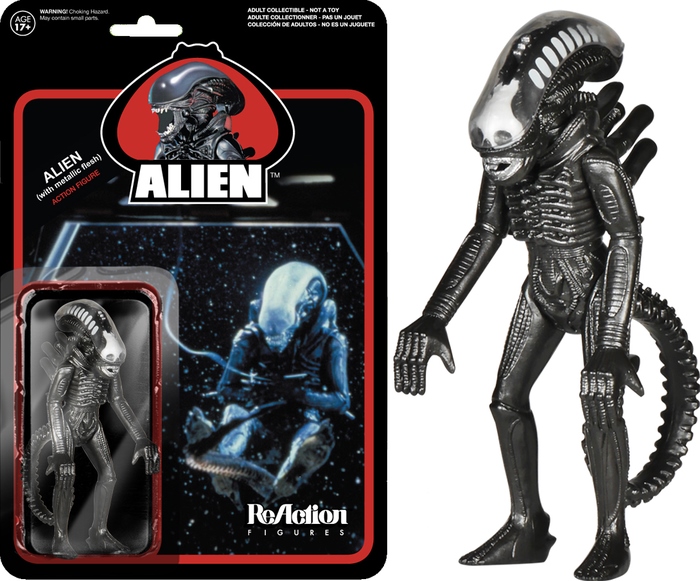 Alien Action Figure Metallic